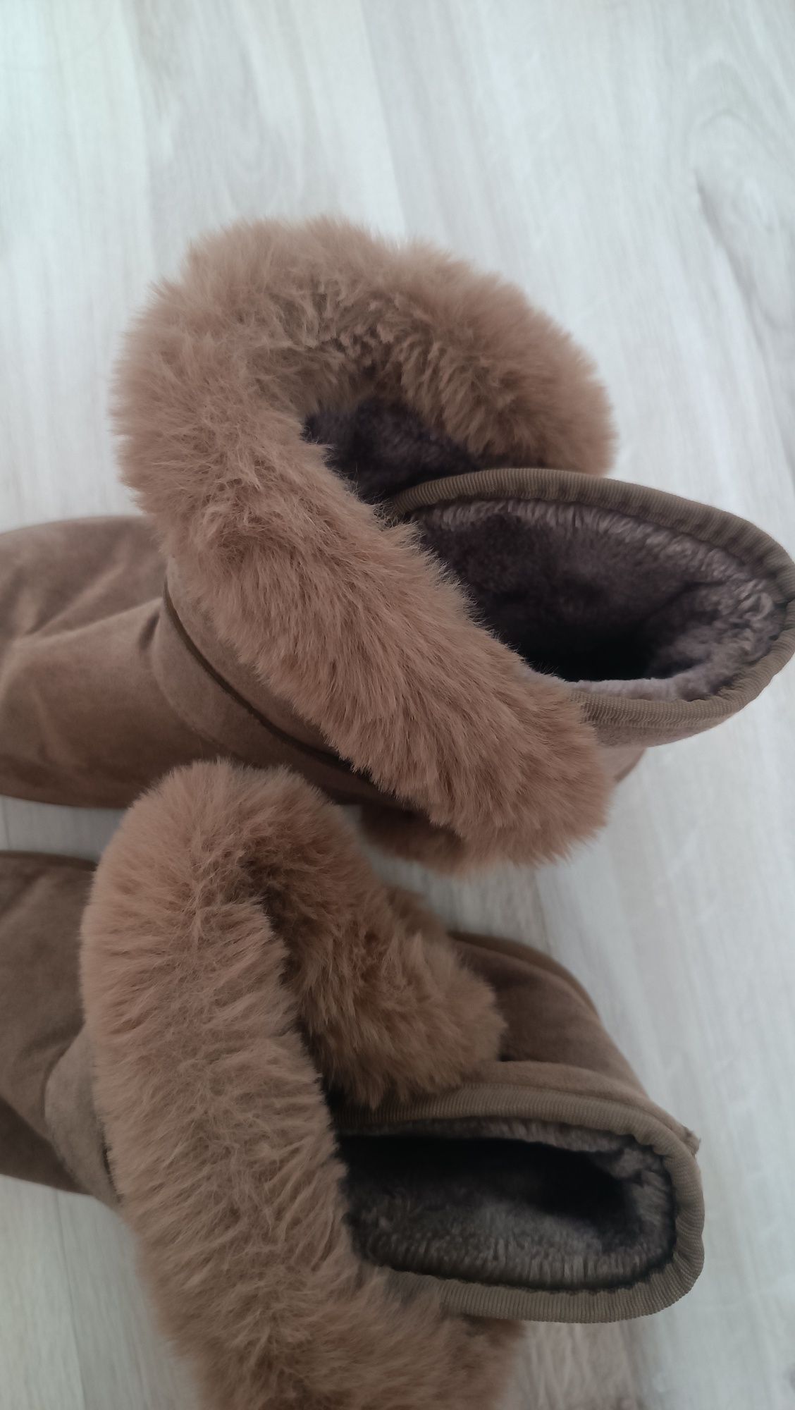 Buty zimowe z futerkiem