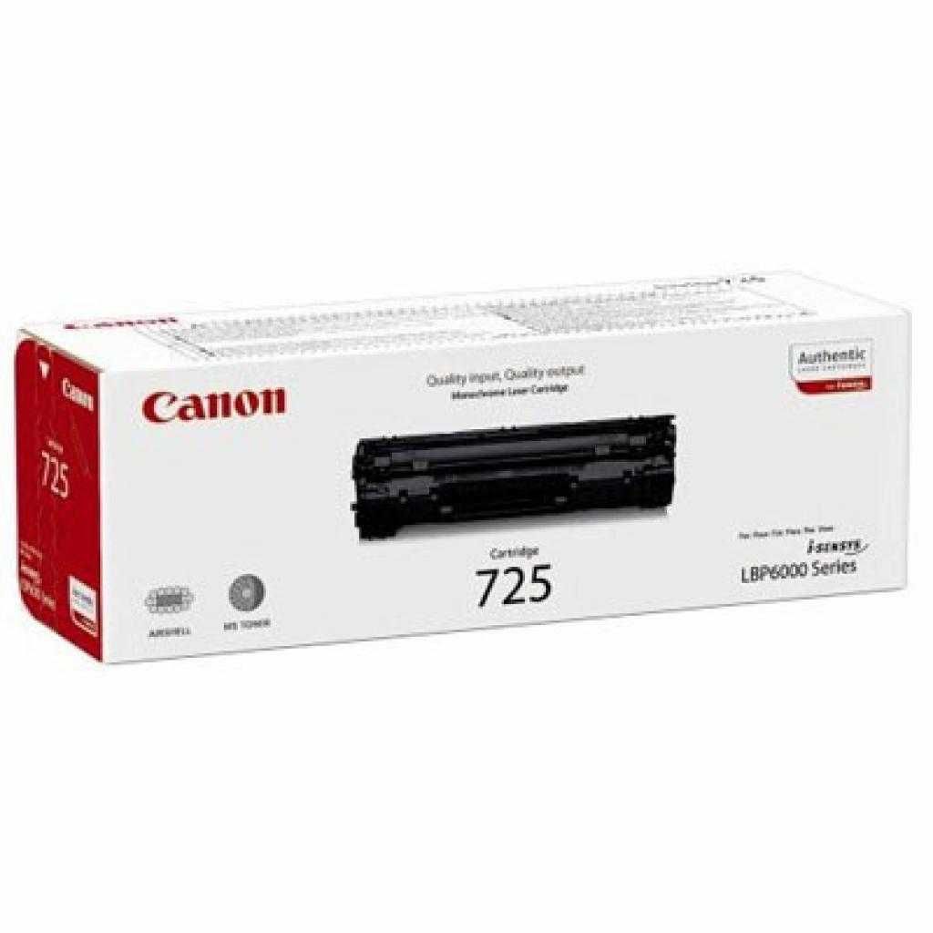 Оригінальний картридж CANON 725 BLACK для LBP6000 (3484B002/34840002)