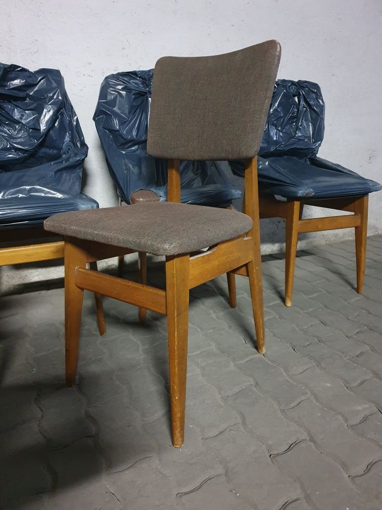 Krzesła typ 200-178 PRL 6 szt