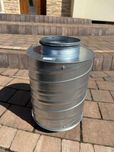 Tłumik akustyczny prosty 100mm z izolacją 50mm (300mm)
