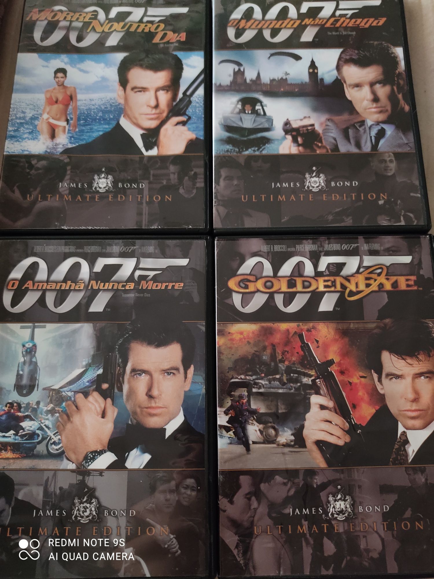 Pack 6 DVDs 007 - James Bond Originais