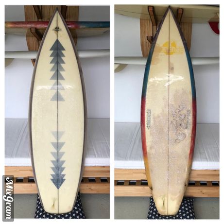 2 Pranchas de Surf Vintage, da Semente 1982/84