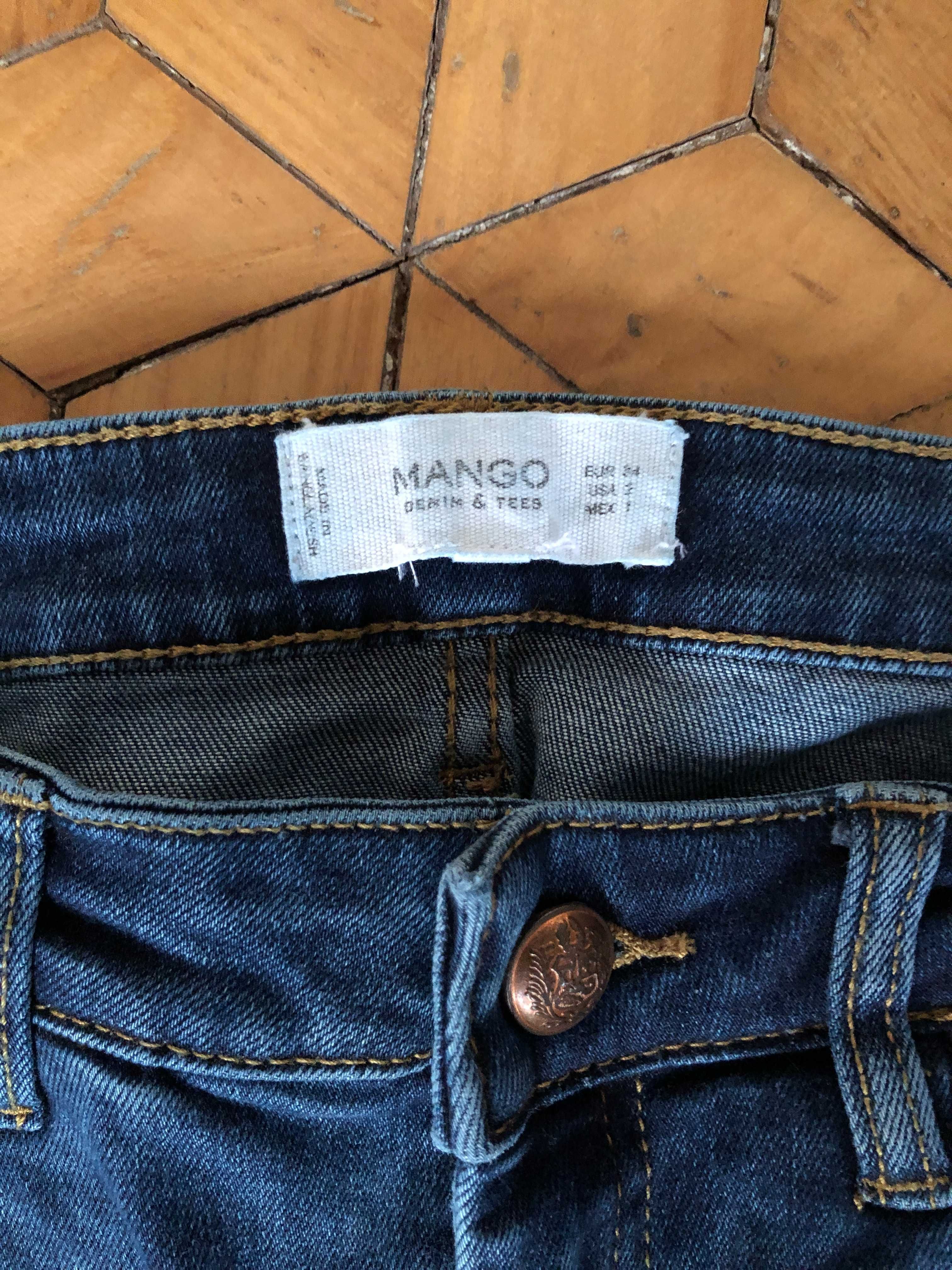 Spodnie jeansy Mango 34 denim & tees skinny