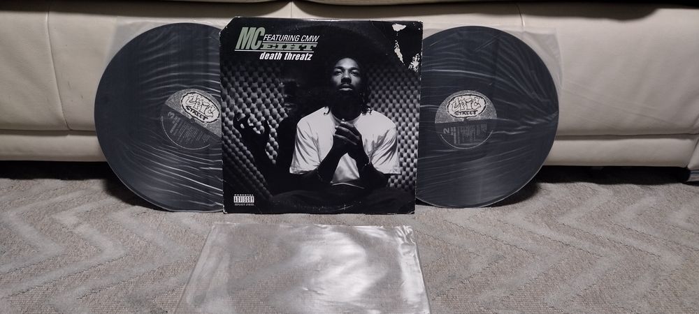 MC Eiht Death Threatz CMW Compton's Most Wanted Dj Slip 2 LP Winyl.