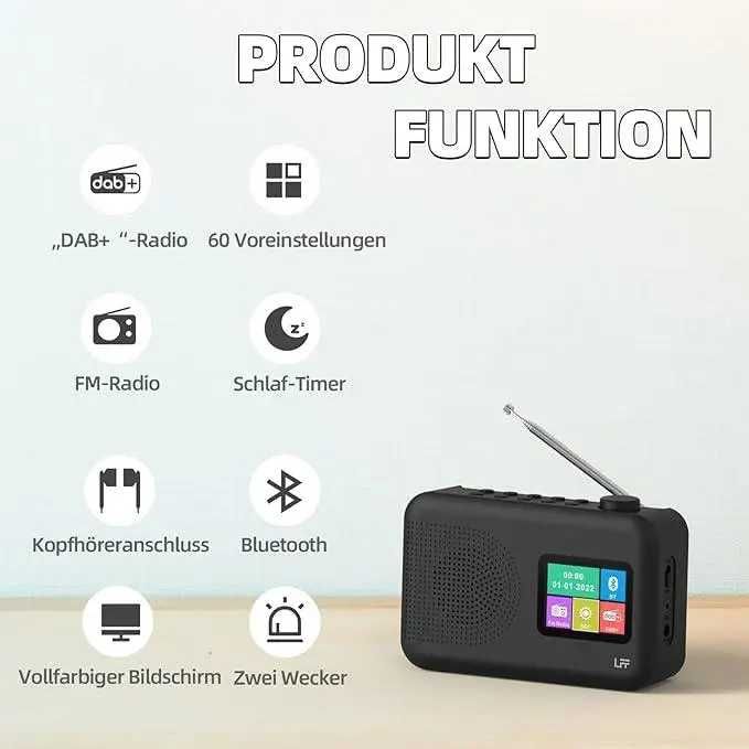FM Dab Радіо з Bluetooth  LPP Dab+Radio
