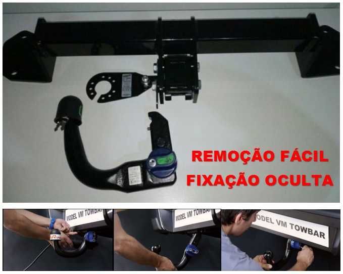 Engate de reboque Hynday Tucson Santafe kona Galloper H1 I20 I30 I40