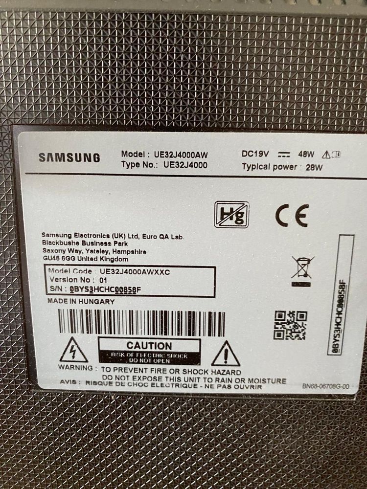 Televisão Samsung de 32”