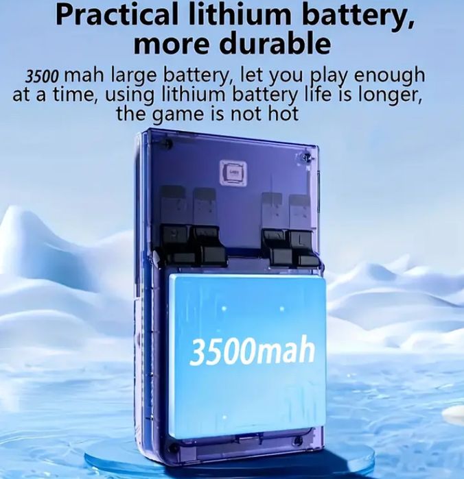 Портативная игровая ретро приставка Game Console R36S 64 gb белый