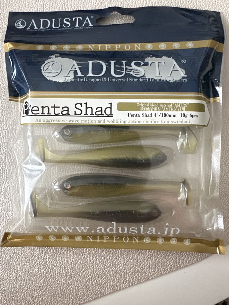 Jmc / Adusta Penta Shad 4” - 10 cm / Ghost Ayu