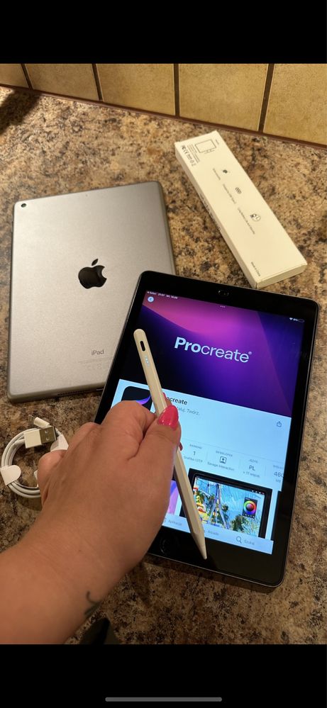 Tablet iPad Apple —128gb — Touch ID - PROCREATE