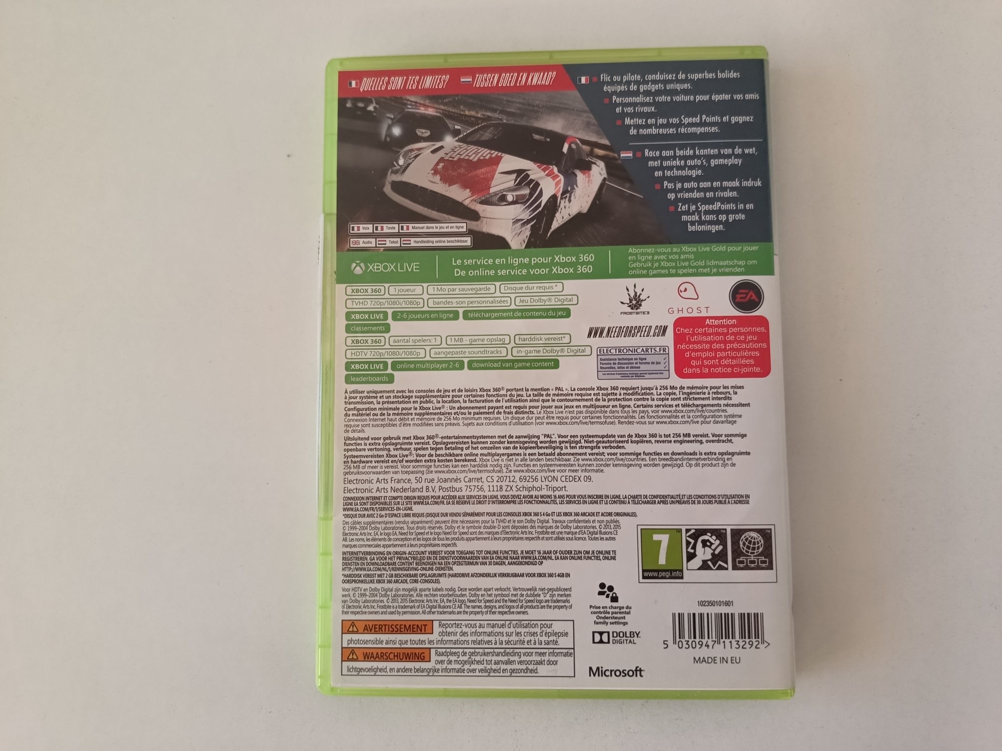 Gra Xbox 360 NFS Rivals - Polska wersja.