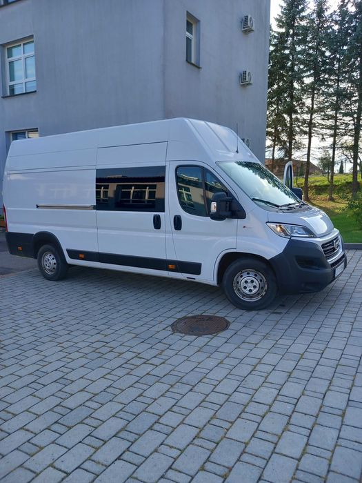 Fiat Ducato  maxi l4h3  doka   brygadówka   7- osob salon w oryginale