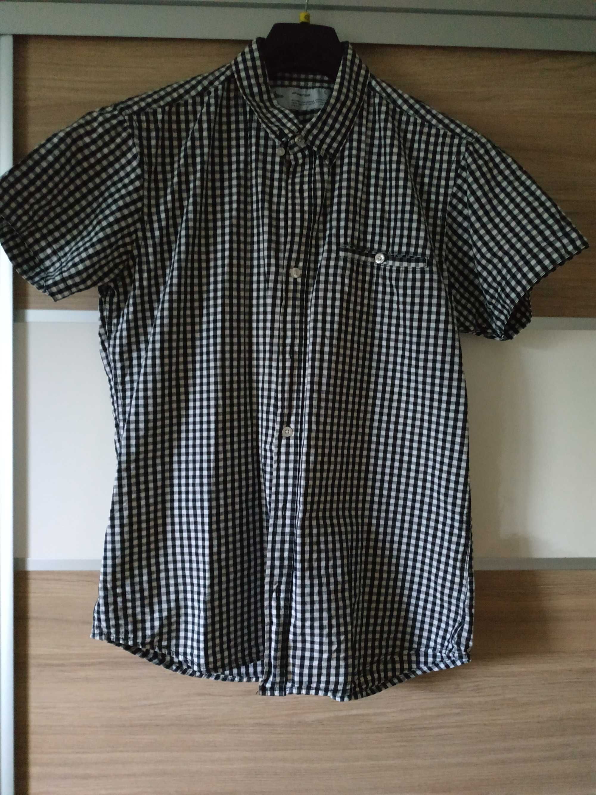 Koszula męska w kratkę Diverse L Slim Fit