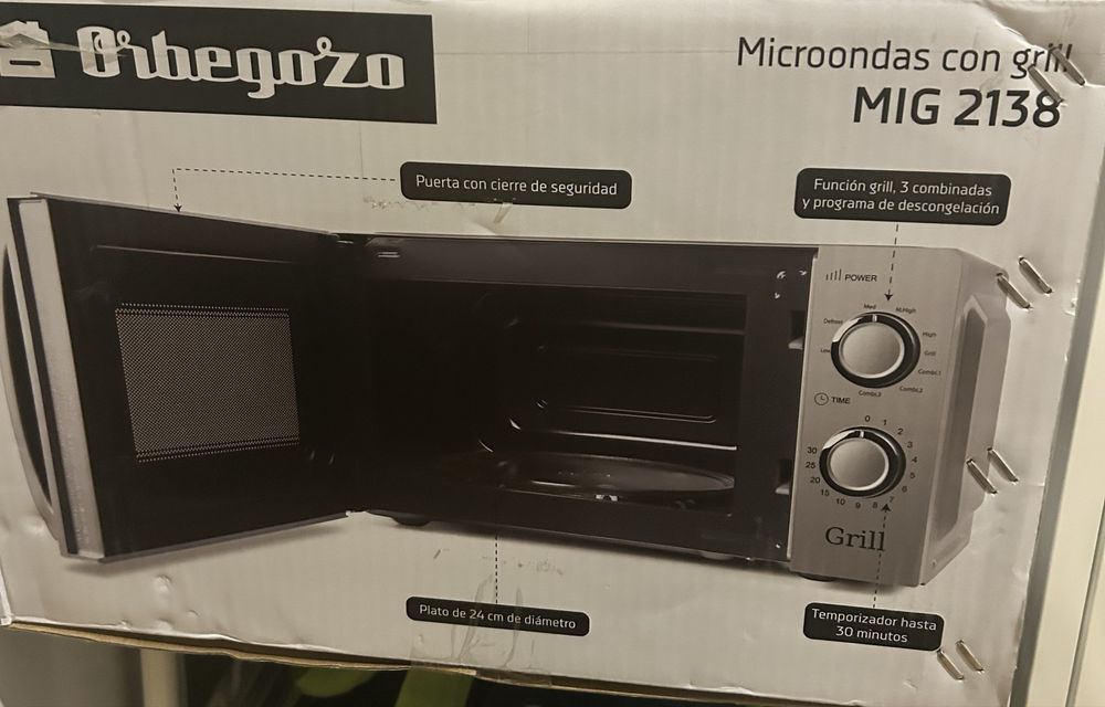 Microondas 20 litros com grill