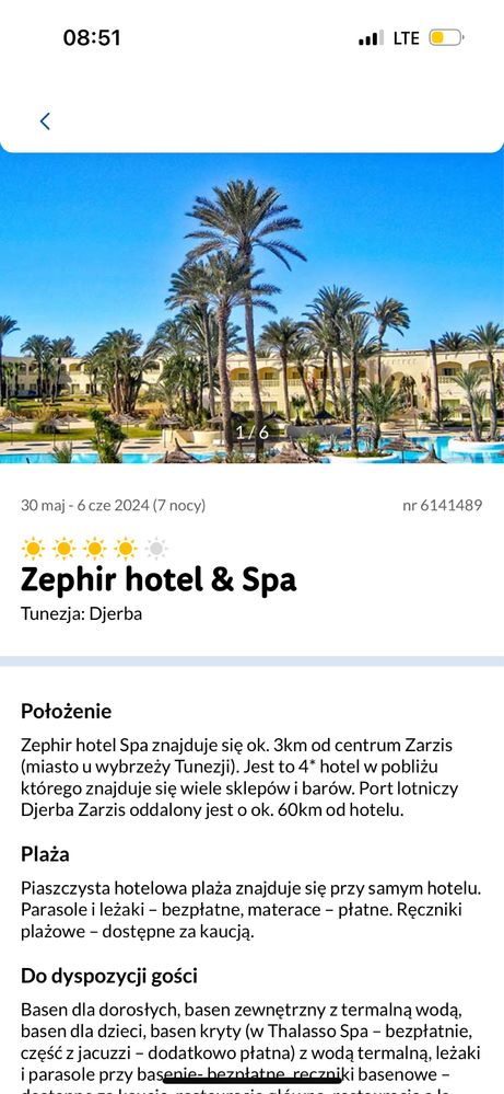 Tunezja Djerba dla 2 osob