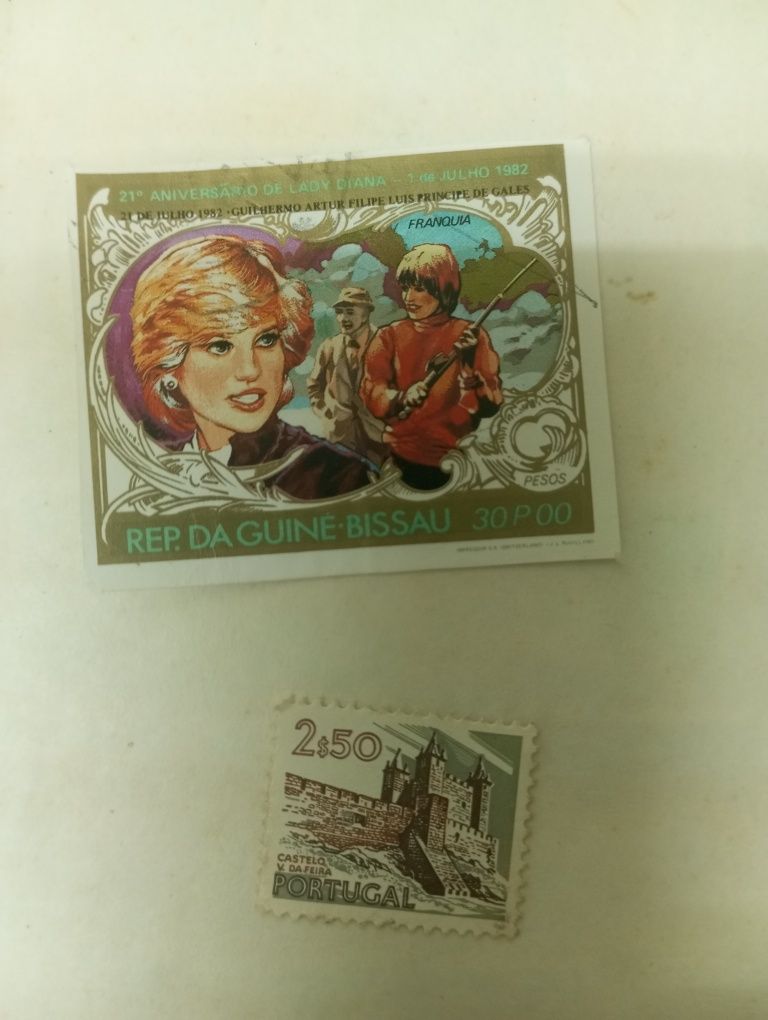 Coleção de selos do mundo filatelia
