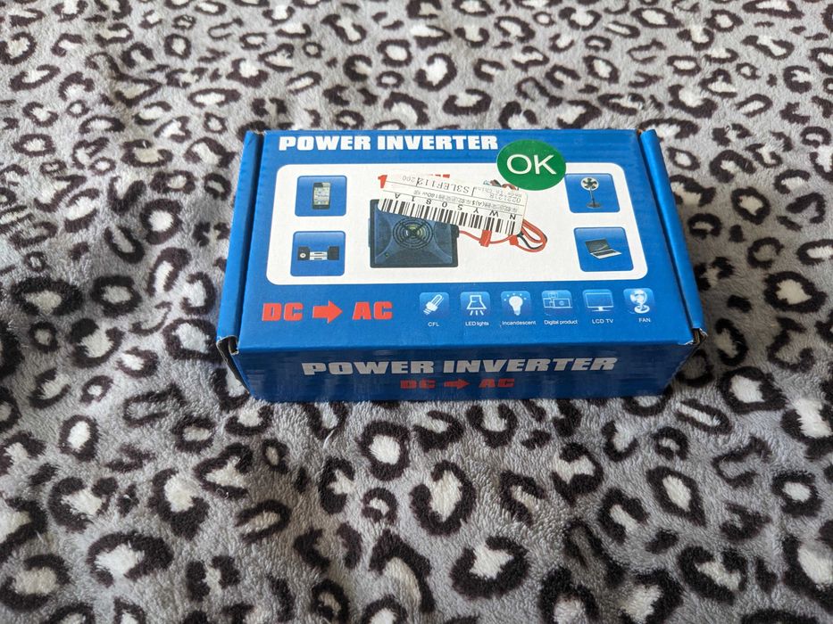 Інвертор PowerInvertor 70Вт 12-220В новий