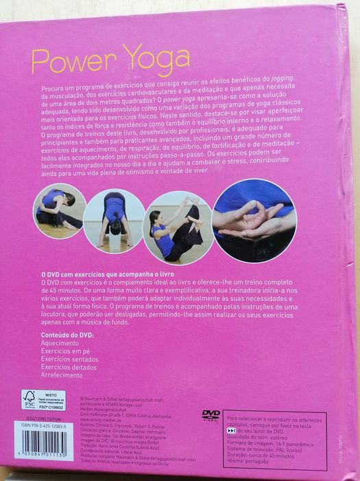 Livros exercícios de yoga