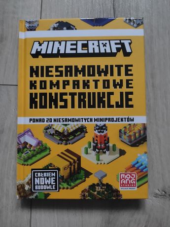 książka Minecraft niesamowite kompaktowe konstrukcje nowa żółta twarda
