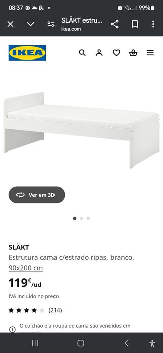 Cama criança 90/200