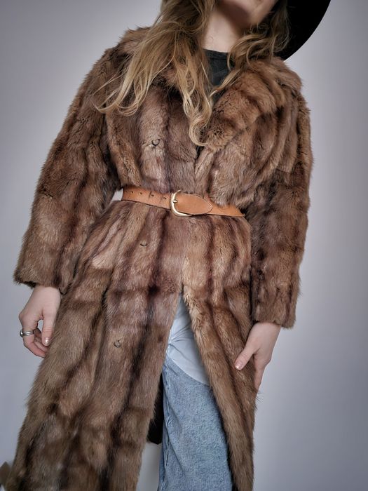 Futro Rozmiar S M naturalne