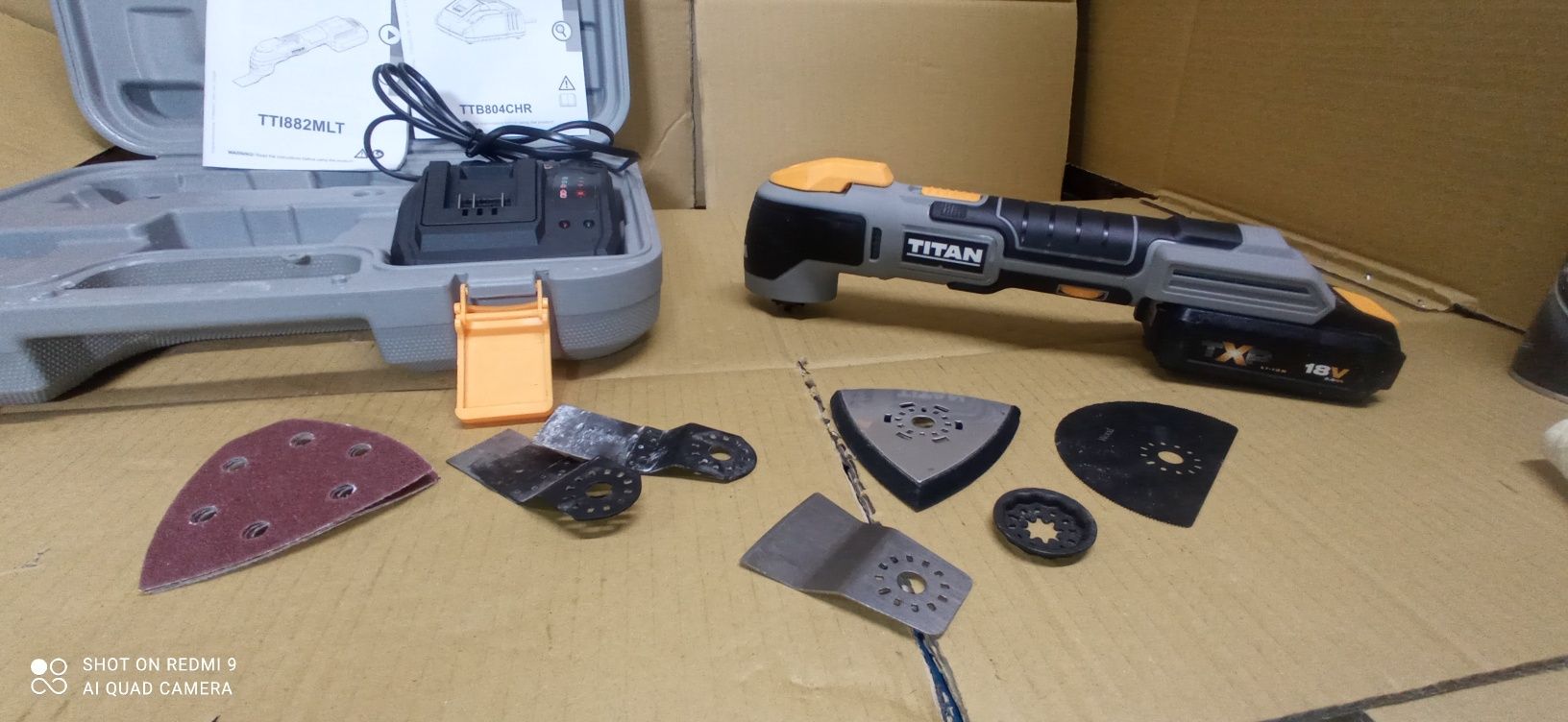 Multiszlifierka titan 18 v