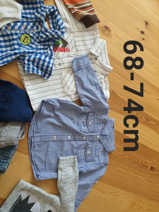 A 68-74 cm paczka dla chłopca, mega paka tanio 19 szt