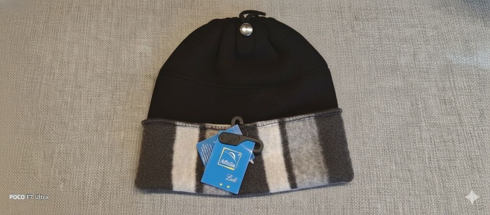 Ciepła Czapka Athalia Luksus z Wełny, Polar/Akryl — Idealna na Zimę!