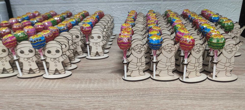 Świąteczne stojaczki na lizaki + Gratis lizak – idealne na Mikołajki