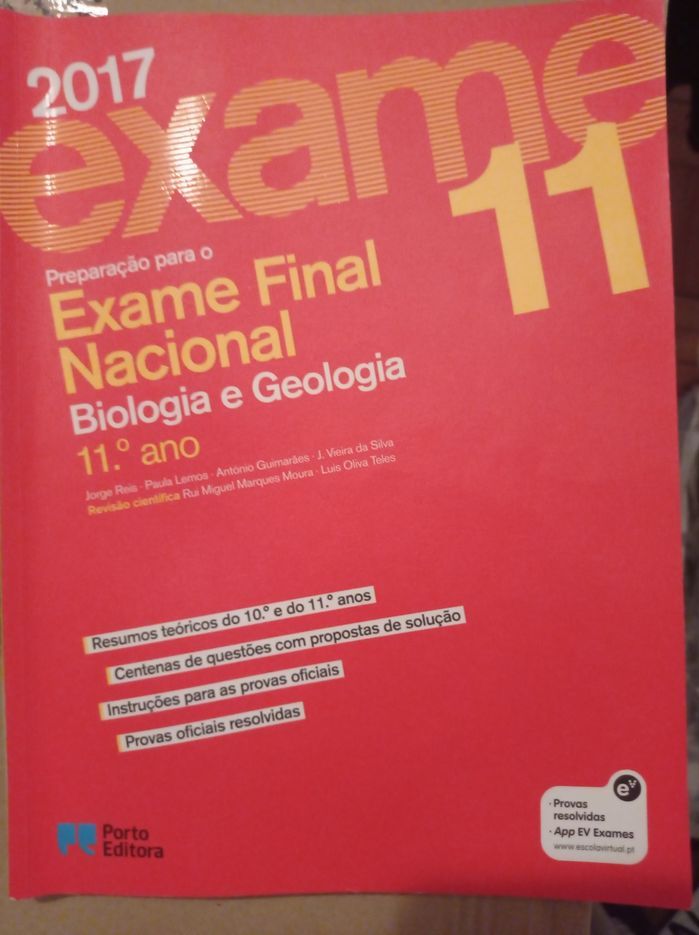 Livro de preparação para exame final nacional de Biol. e Geol.