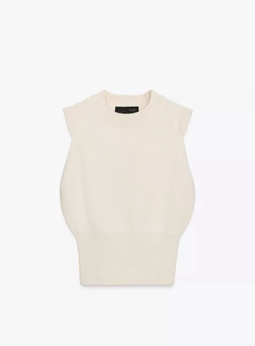 Трикотажний топ з круглим коміром