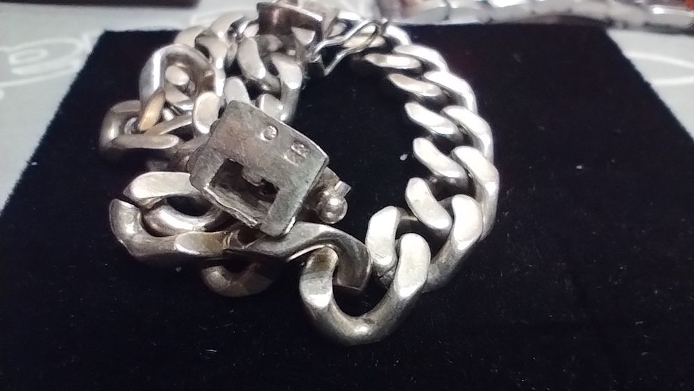 Bransoleta kieta srebrna