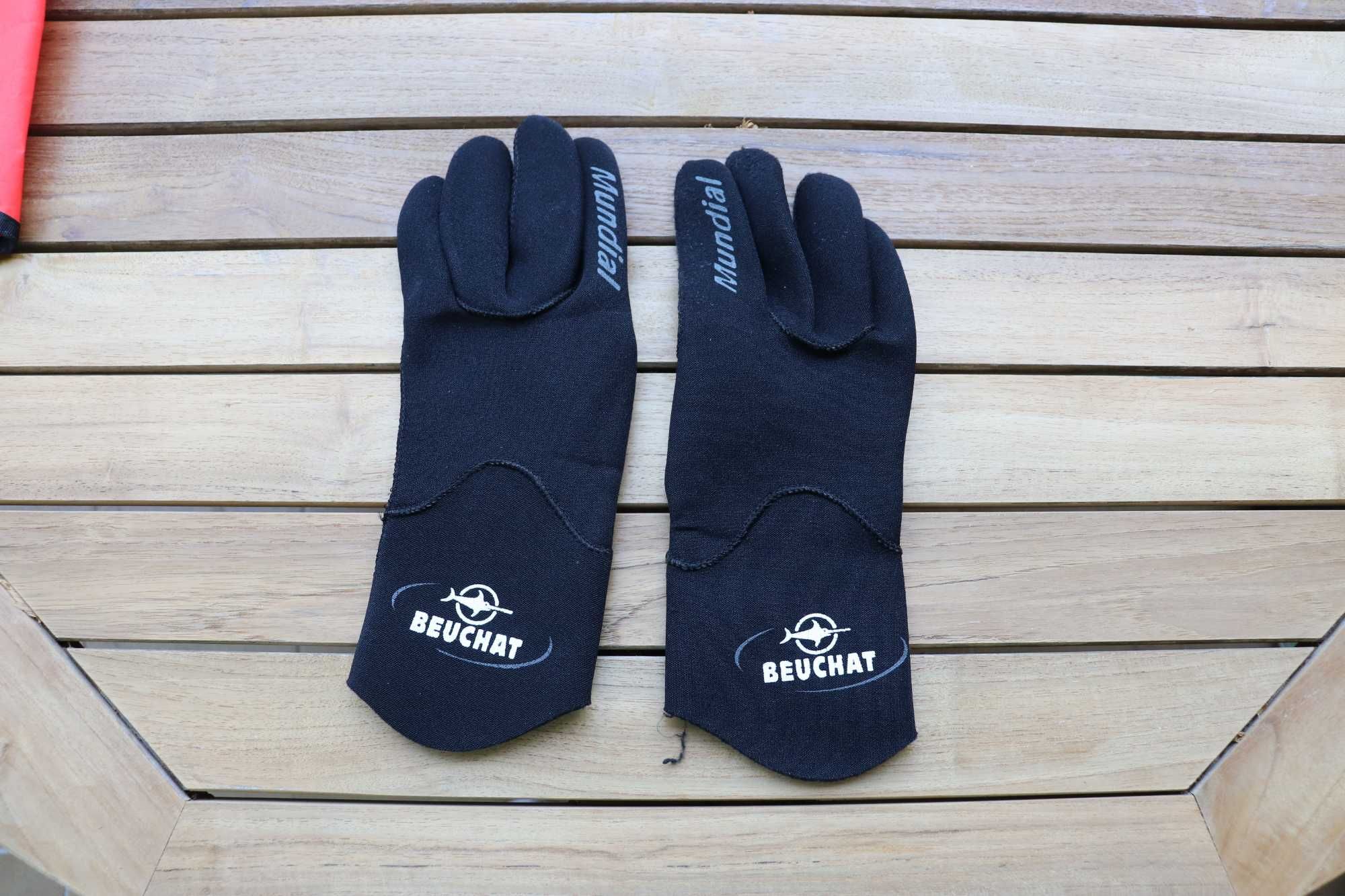 Luvas de Mergulho Mundial - Beauchat - Tamanho XL/XXL