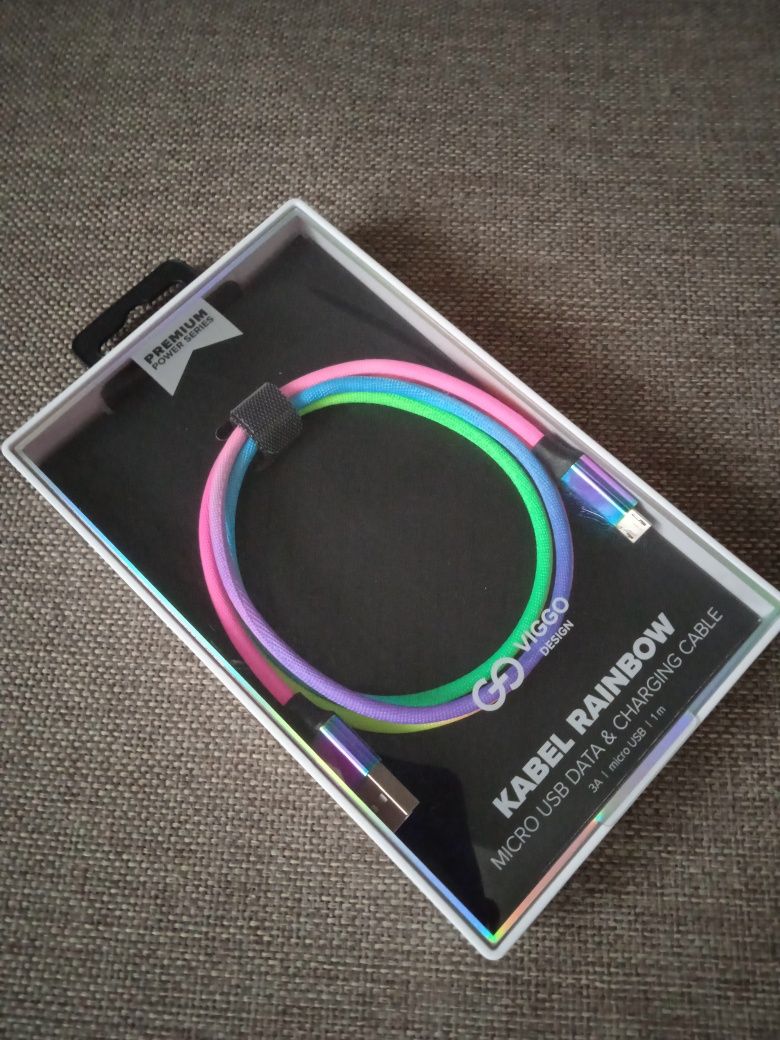 Viggo design kabel rainbow tęczowy okazja