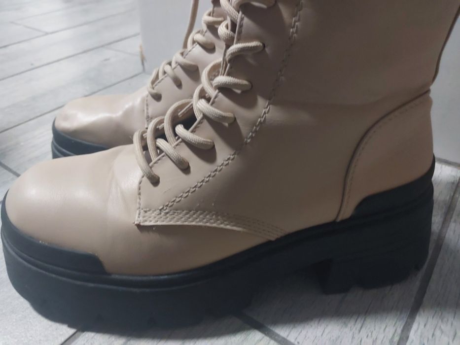 Trapery zimowe beżowe