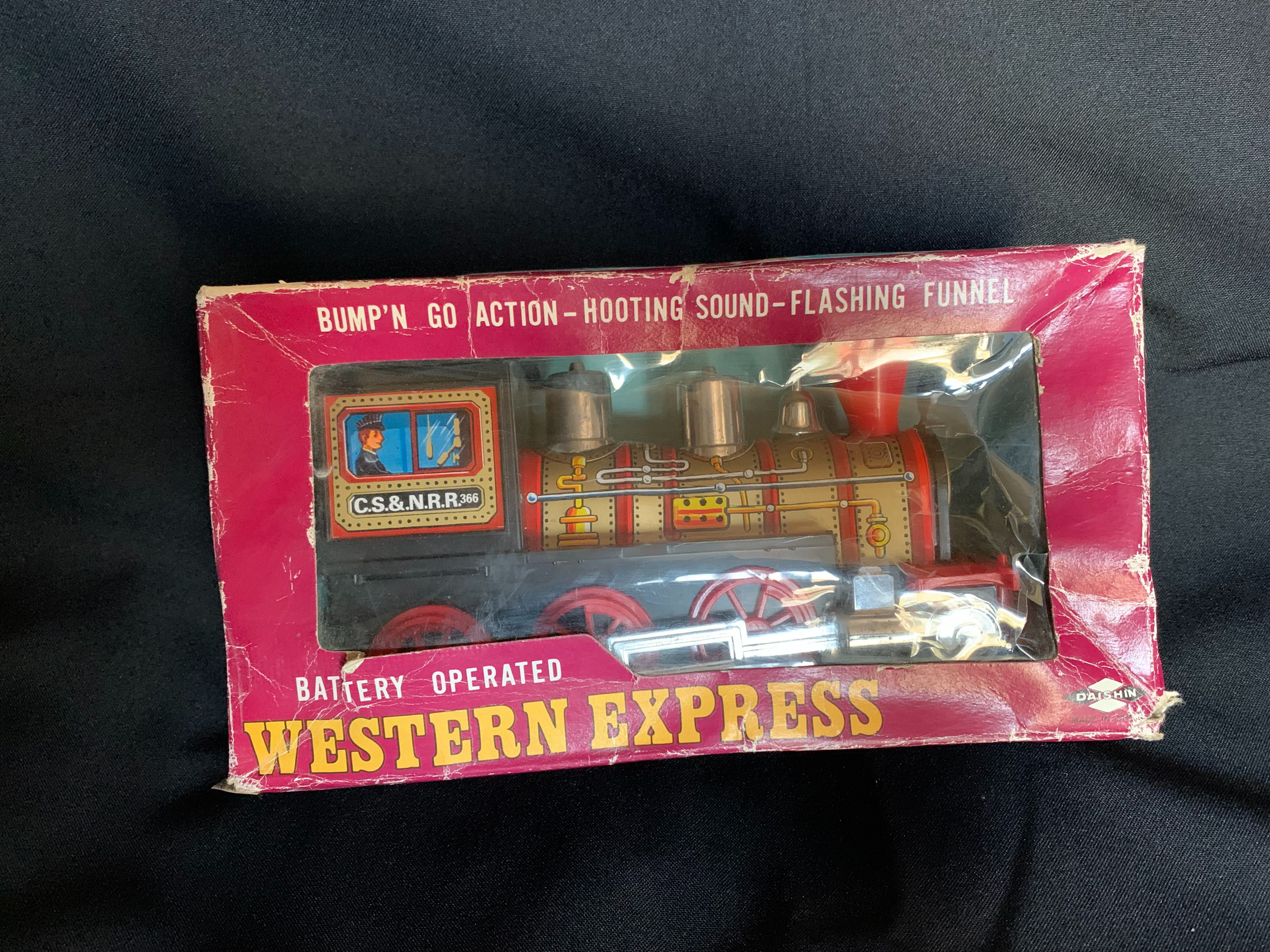 Comboio Antigo - Western Express - Em Caixa - Feito no Japão