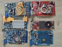 Zestaw 6 kart graficznych Pcie
