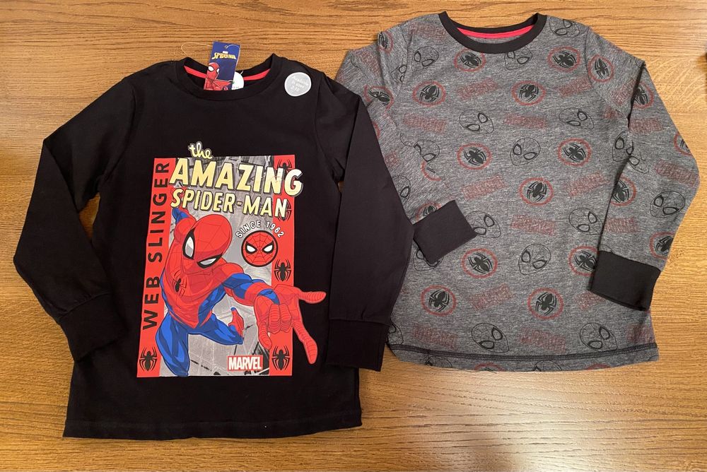 Piżamka 128 cm 2 pak Disney Spider- Man 7-8 lat George Marvel