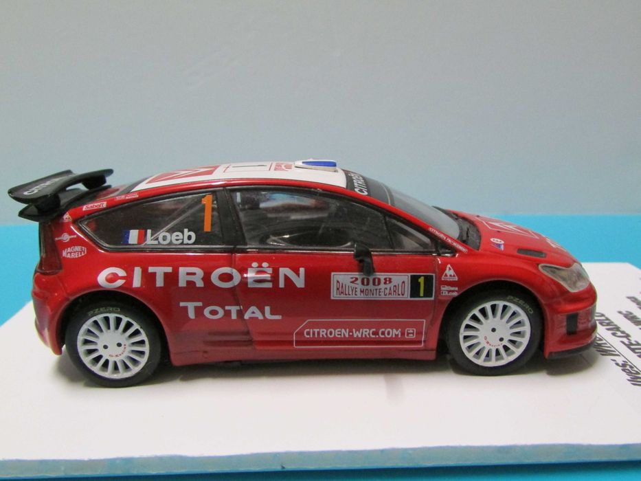 Citroen C4 WRC #1 (Loeb) : Winner Rally Monte Carlo 2008 - Altaya 1/43