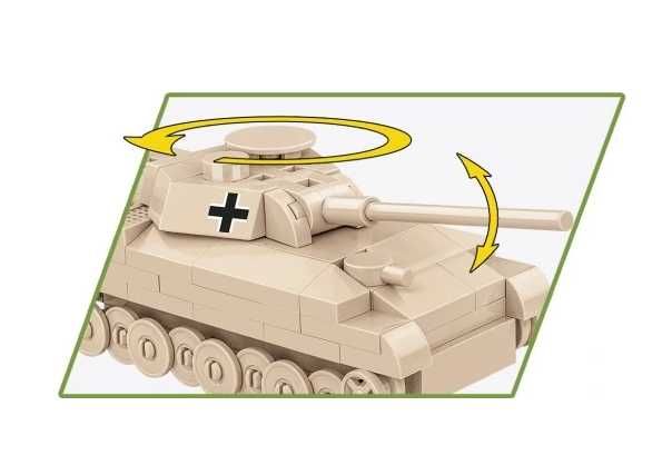 KLOCKI COBI 3099 Czołg Panzer V Panther niemiecki czołg
