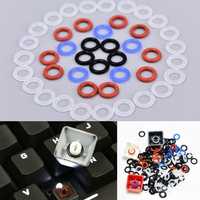 100 Argolas de Silicone O-Rings p/ Keycaps Teclado Mecânico - Novo