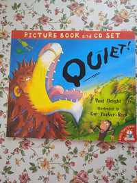 Książka dla dzieci z płytą CD Quiet Little Tiger po angielsku