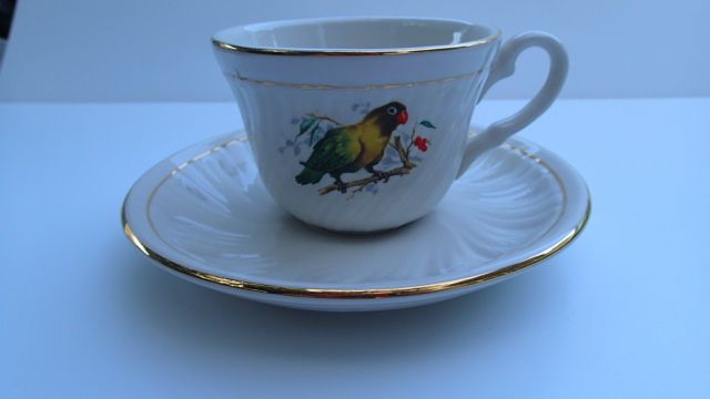 Chávena e pires cerâmica de Alcobaça