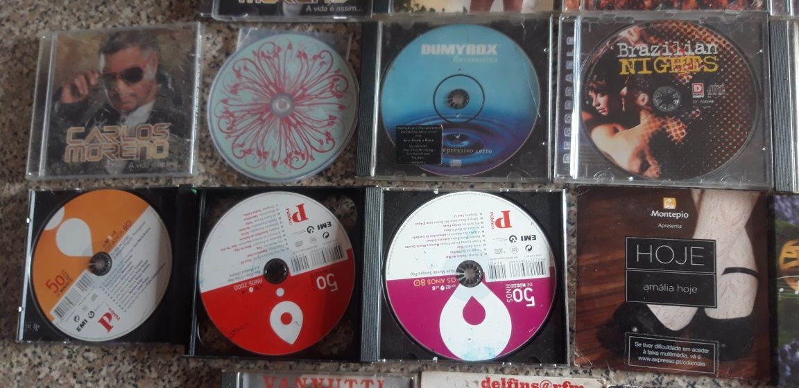 Conjunto de 21 Cds Originais Música Portuguesa/Outros