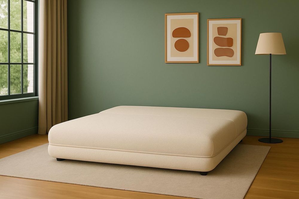 Kanapa sofa AMALFI BOUCLE rozkładana z funkcją spania + pojemnik