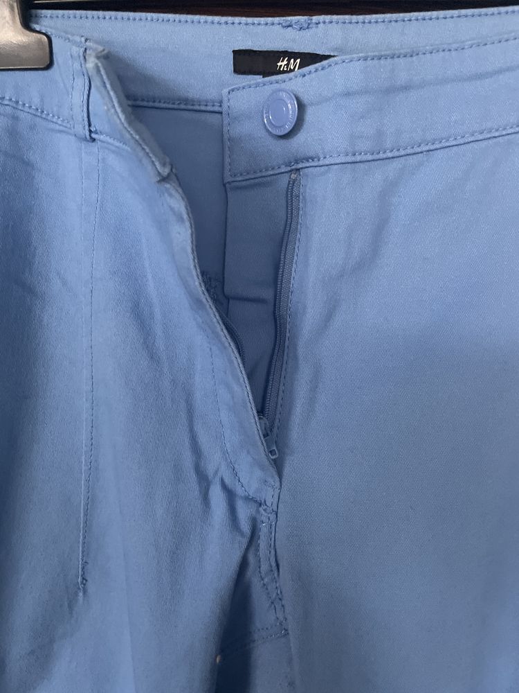 Spodnie damskie r. 44 jeans niebieskie jak nowe