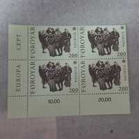 Znaczki pocztowe - folklor - czyste - Wyspy Owcze - czwórka