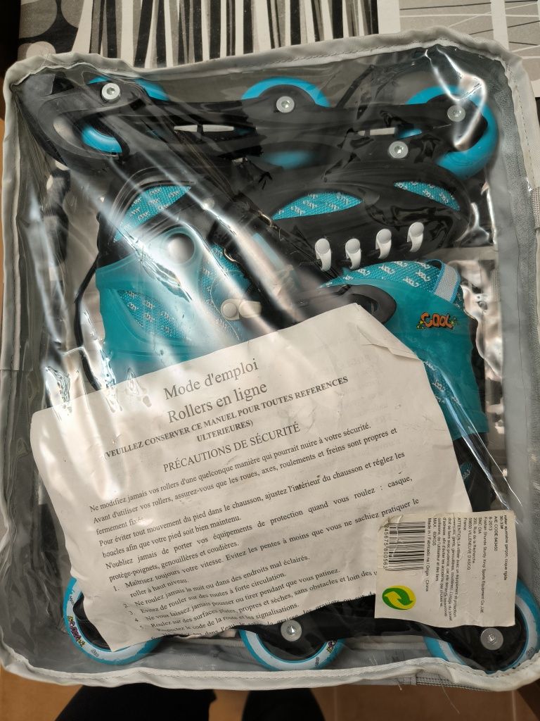 Patins em linha - roller ajustável