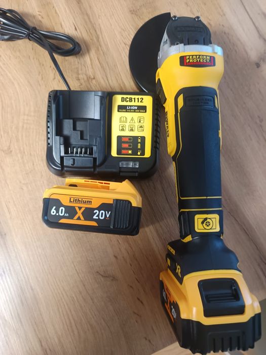 Szlifierka dewalt zestaw baterie ładowarka