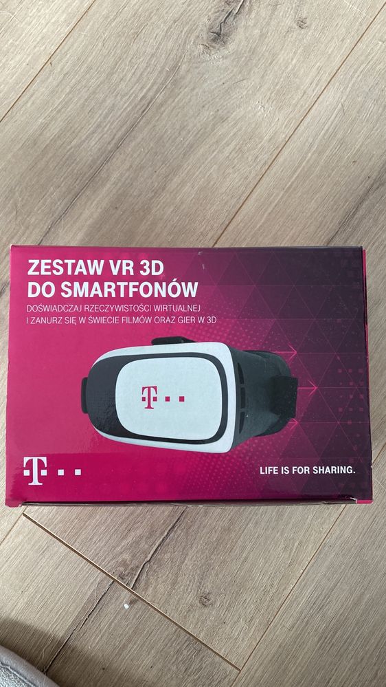 Zestaw vr 3D do smartfonów